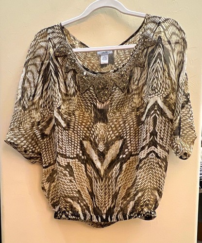 Camicetta dolman cache stampa - camicetta,