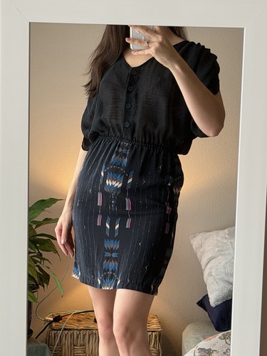 Abito camicia eshett nero - abito,